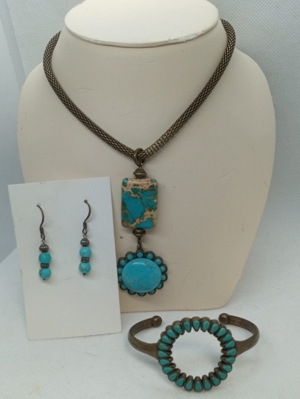 FAIX TURQUOISE & BRONZE 3 PC SET